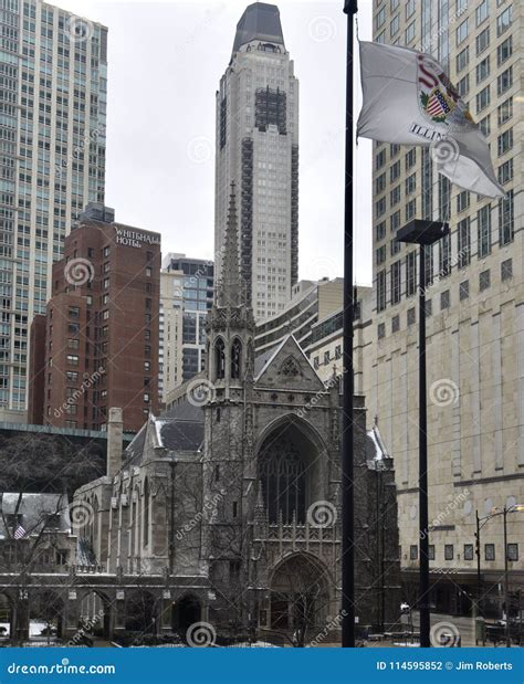 Fourth Presbyterian Church Of Chicago Editorial Photography Image Of