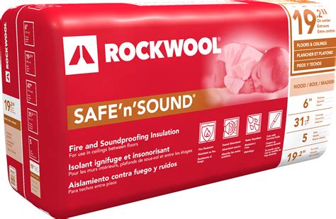 Buy ROCKWOOL Safe'N'Sound Insulation - 6" Thick Online | ADSS Building