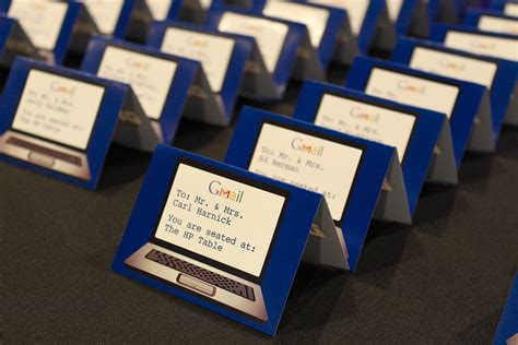 Computer Themed Place Cards Download Retirement Parties Grad Parties