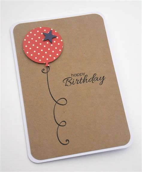 Handmade Card Personalised Balloon Birthday Card Avaday Creations
