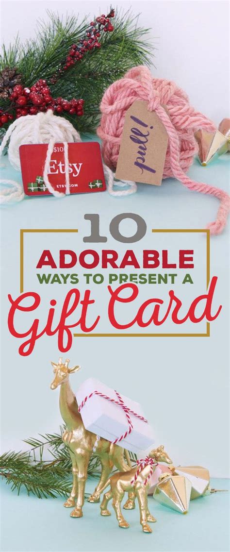 10 Incredibly Cute Ways To Give A T Card Wrapping T Cards T
