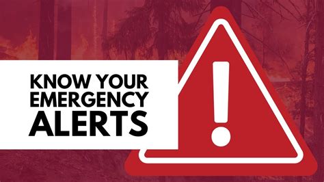 Know Your Emergency Alerts Youtube