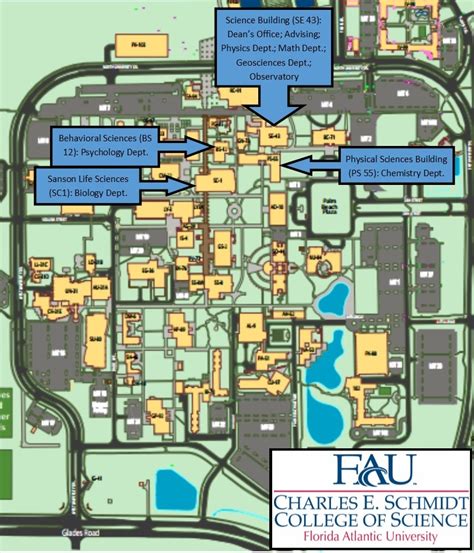Fau Boca Raton Campus Map Map