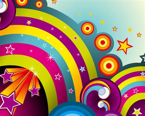 Vector Graphics For Your Inspiration Rainbow Theme Vector Background