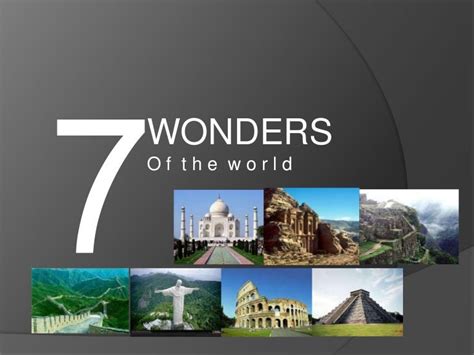 7 Wonders Of The World