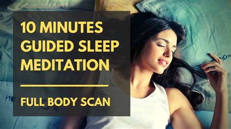 Guided Sleep Meditation 10 Minutes Deep Relaxation Full Body Scan Youtube