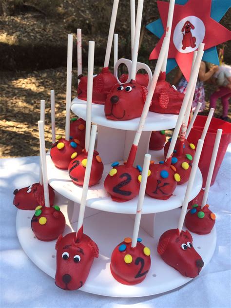 If you would like to use the entire box, prepare the. Clifford Cake Pops. Use your favorite cake pop recipe. Mold the cake into the appropriate shape ...