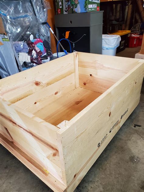 Best Method For Rounding These Edges Im Repurposing This Crate Into A