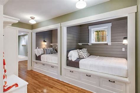 20 More Beautiful And Space Saving Built Ins Bunk Beds Built In Bunk