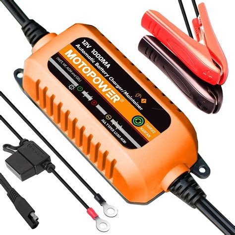 MOTOPOWER MP B R V MA Automatic Battery Charger Battery Maintainer Trickle Charger