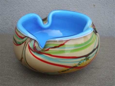 Lovely Multi Coloured Murano Art Glass Bowl Mid Century Mo… Flickr