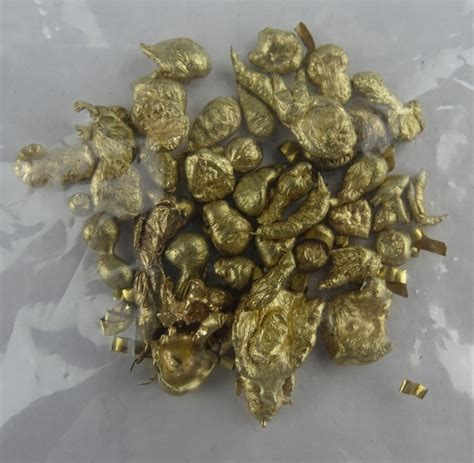 Pure Welsh Gold From Clogau Mine Being 17 Grms Of Small Gold Nuggets