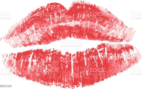 Lipstick Kiss Stock Illustration Download Image Now Istock