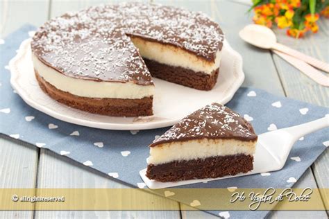 Torta Cremosa Al Cocco E Cioccolato Ricetta Ho Voglia Di Dolce