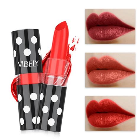 Glossy to matte liquid lipstick. 4 Colors Matte Red Lipstick Moisturizing Smooth Lips Stick ...