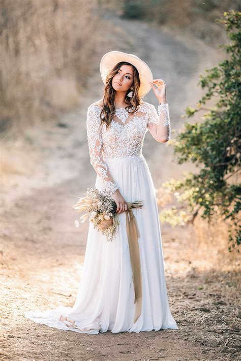 Our Top 4 Boho Wedding Dress Picks From Maggie Sottero Green Wedding