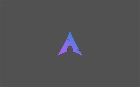 Download Wallpapers 4k Arch Linux Logo Minimal Linux Gray