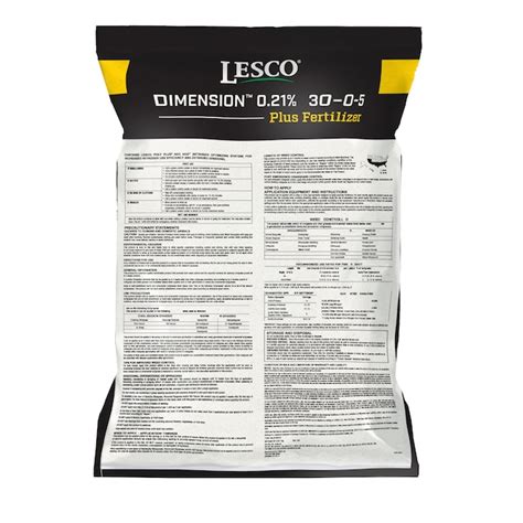 Lesco 50 Lb 18300 Sq Ft 30 0 5 Weed Control Fertilizer In The Lawn
