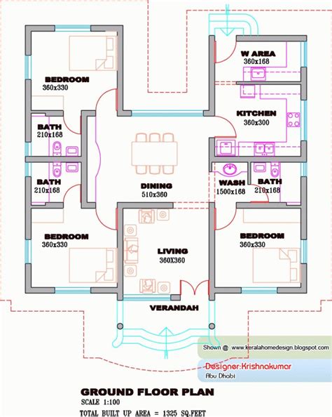 Kerala Home Plan Single Floor Awesome Kerala Style Single Storied House Hot Sex Picture