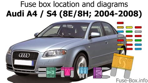 Fuse Box Location And Diagrams Audi A S E H Youtube