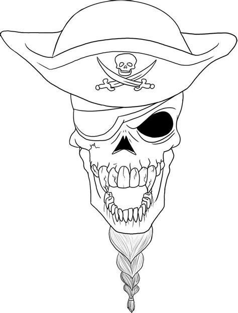 Skull Outline Drawing At Getdrawings Free Download