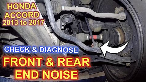 Honda Accord Front Or Rear End Noise What To Check And Diagnose Youtube