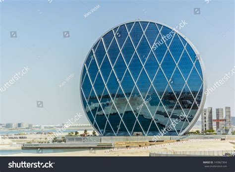 Abu Dhabi Uae Oct 1 View Of Aldar Headquarters Building First