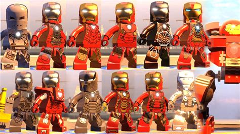 Iron Man All Suits With Abilities Iron Man All Suit Up Animations