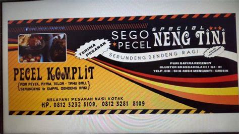 Is this your tripadvisor listing? Sego Pecel Neng Tini - Local Business - Gresik - 11 Photos | Facebook