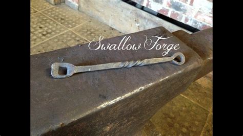 How To Make Forge A Blacksmiths Twist Key Wrench Swallow Forge No
