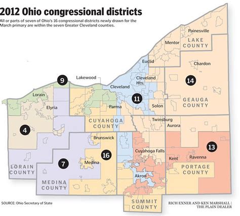 New Congressional districts detailed for voters - cleveland.com