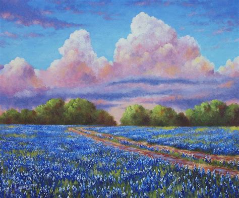Texas Bluebonnet Painting At Explore Collection Of