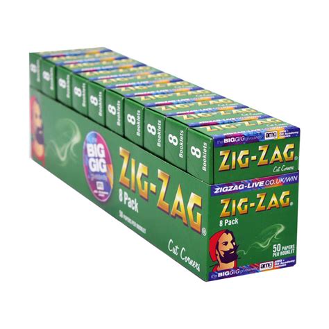 Wholesale Zig-Zag Green Rolling Paper 50 Papers x 8 Booklets - Homeware ...