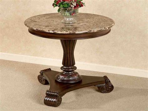 Also, your edges will look slightly different on round table tops and square or rectangle tops, and even a little different depending on the corners that you choose. Round Marble Top End Table - Decor IdeasDecor Ideas