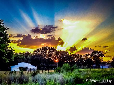 Another Beautiful Texas Sunset Texas Sunset Natural Landmarks Sunset