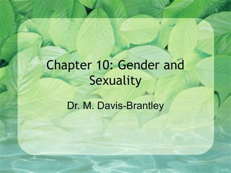 Chapter 10 Gender And Sexuality