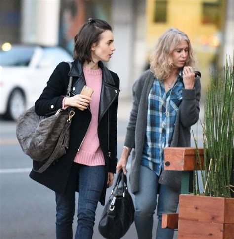 Lily Collins Out With Her Mom In Beverly Hills 5102016 Celebmafia