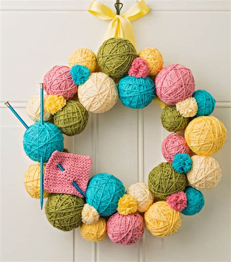 How To Make A Yarn Ball Wreath Joann