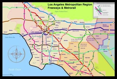 Southern California Freeway Traffic Map United States Map