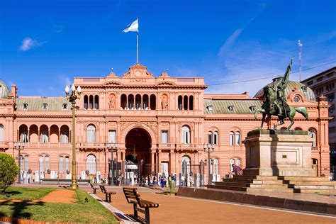 Präsidentenpalast Casa Rosada In Buenos Aires Argentinien Franks