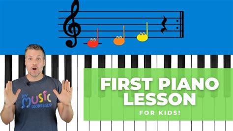 Easy First Piano Lesson For Kids Youtube