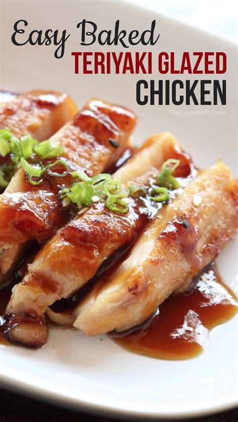 As one of the leanest and healthiest protein sources available, they're also one of the simplest ways to maintain fat loss. Easy Baked Teriyaki Chicken Recipe - The Lazy Dish
