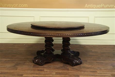 Solid white oak round dining table $ 1,299. Large Round Walnut Dining Table, Rustic Casual Finish
