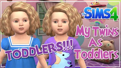 The Sims 4 First Look At Toddlers My Twins As Toddlers Youtube
