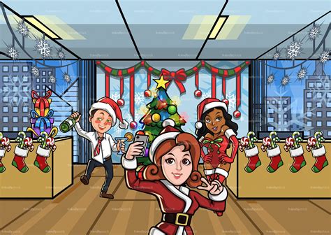 Christmas Party Cartoon The Best S Are On Giphy Thermal Wallpaper