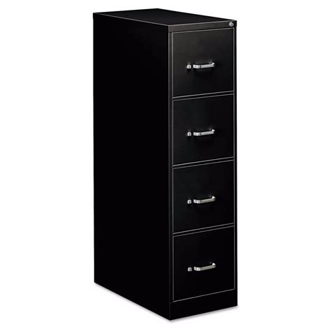 How to install a hon f26 vertical file cabinet lock kit. OIF Four-Drawer Economy Vertical File, Black | Filing ...