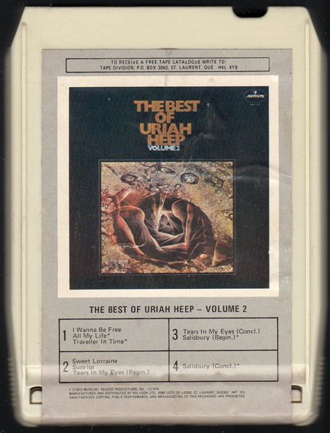 Uriah Heep The Best Of Uriah Heep Volume 2 1972 Mercury Cndn Ac5 8