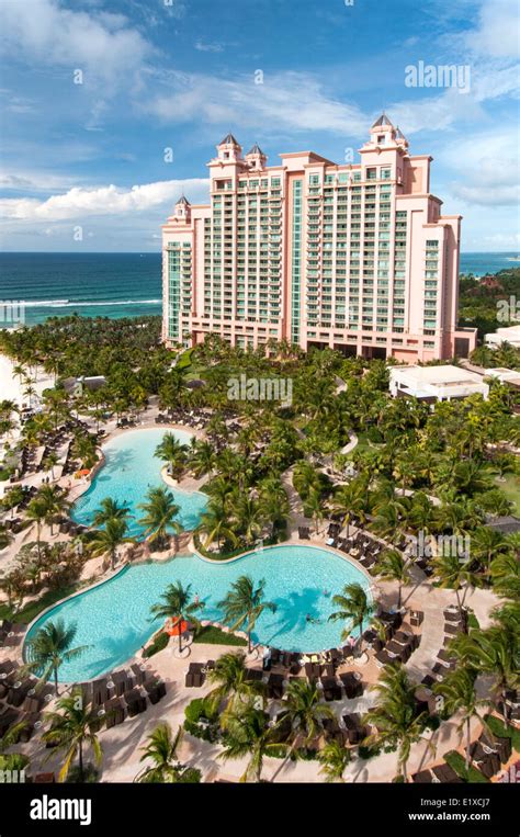 The Reef Hotel At The Atlantis Paradise Island Bahamas Stock Photo