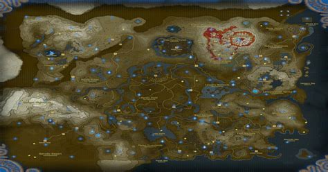 Breath Of The Wild Shrines Map Maps Catalog Online