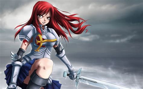 Anime Wallpapers Protagonist Erza Scarlet Hot Sex Picture